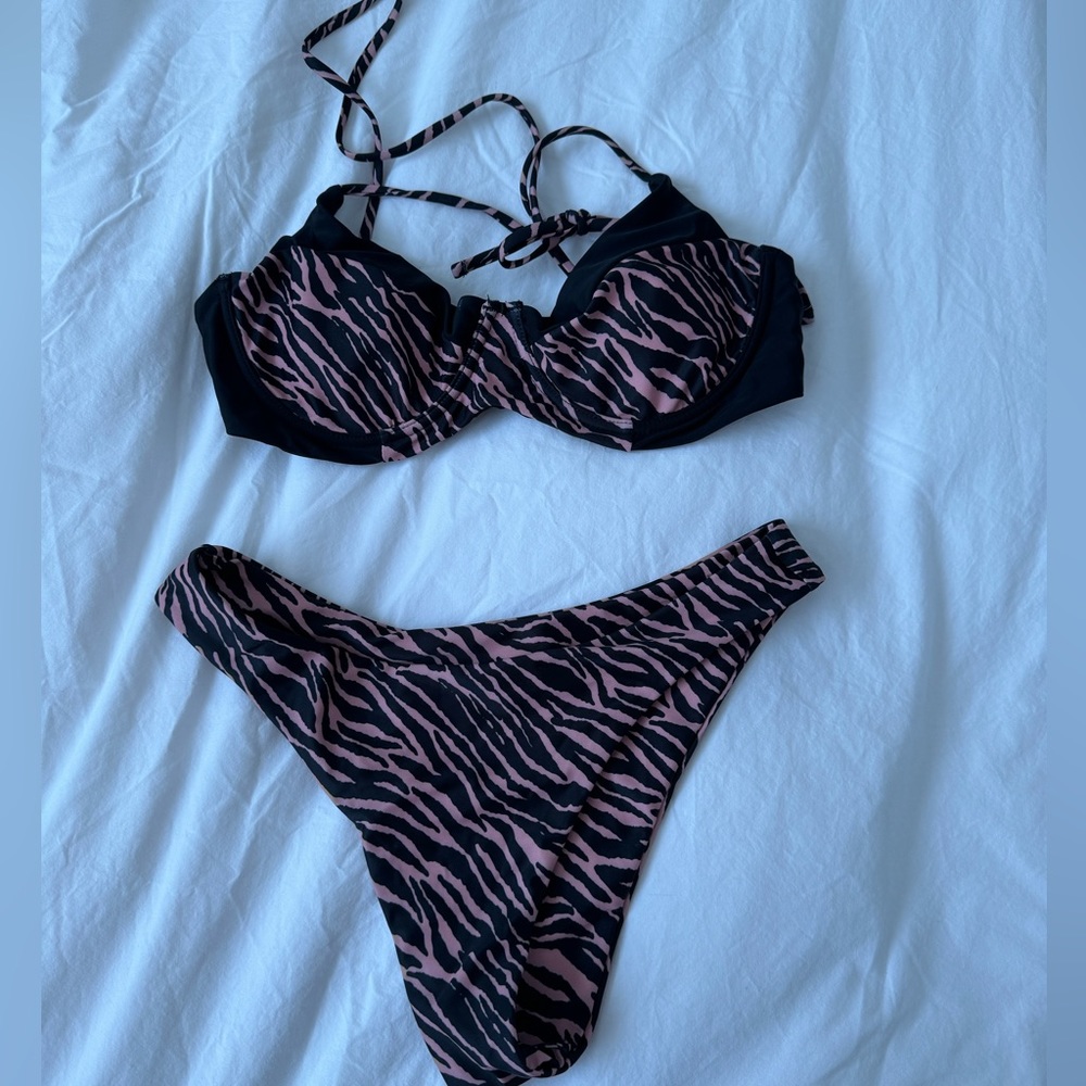 Cute tiger print bikini